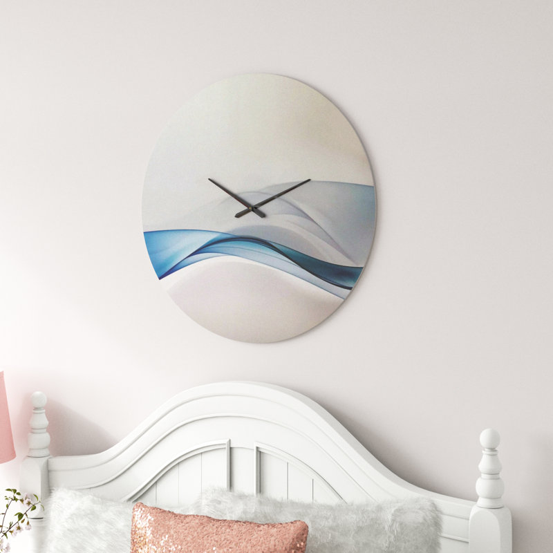 Horloge murale moderne Brezlynn, Grand
