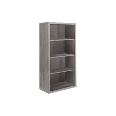 Bibliothèque, bibliothèque, étagère, 5 niveaux, H 48 po, bureau, chambre à coucher, stratifié, contemporain, moderne