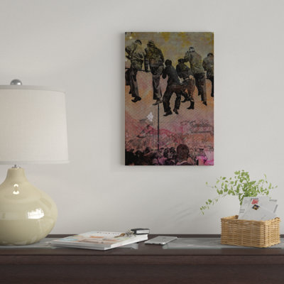 « spectateurs » par db waterman, reproduction d’impression sur toile tendue