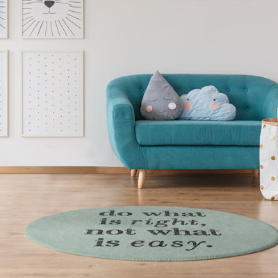 Quotes Chenille Indoor Rug