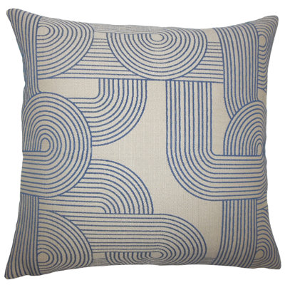 Navy/Sunshine/Tangerine/Caribbean Cotton Blend Piece Sham