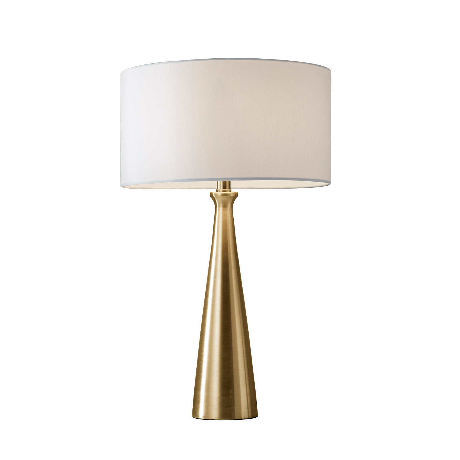 Spadina Metal Table Lamp, Antique Brass