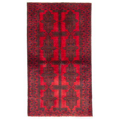 Whitten Red Rug 3'7" x 6'5"