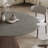 Modern Oak & Rock Board Round Dining Table-107203837
