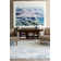 Adam Hunter Waves Blue Area Rug