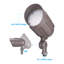 Projecteur de paysage 3cct avec monture Knuckle, lumière d'inondation commerciale à DEL 110-277v