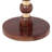 Mango Wood Round End Table,Honey+Gold