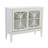 Melrose Glass Door Accent Cabinet with Adjustable Shelf-1469512042