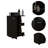 2-Shelf 6-Bottle Bar Cart With Division-414787233