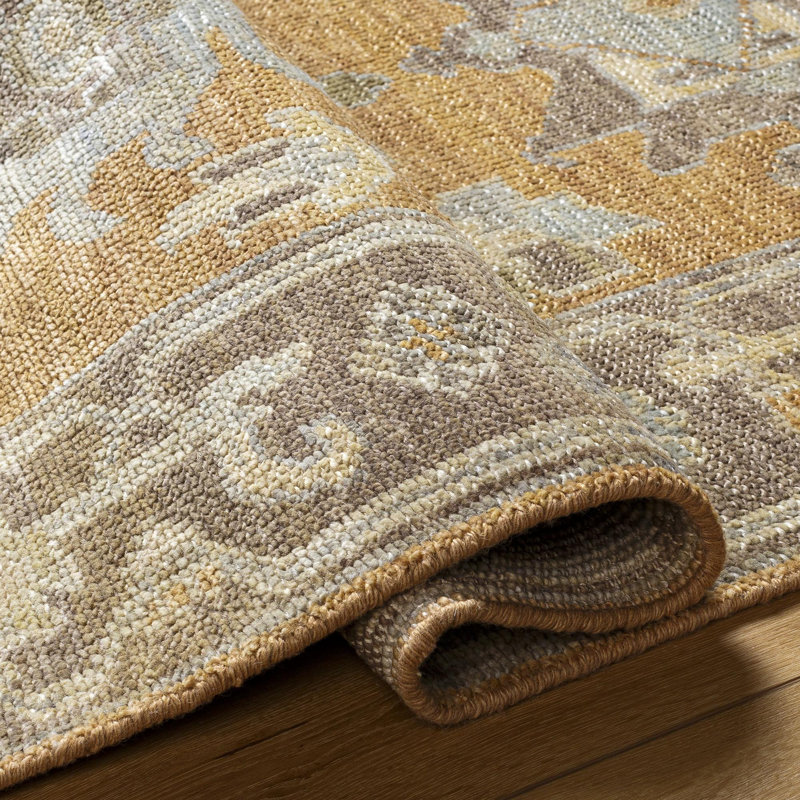 Antalya Handmade Wool Abstract Area Rug, Rectangle 6' x 9'
