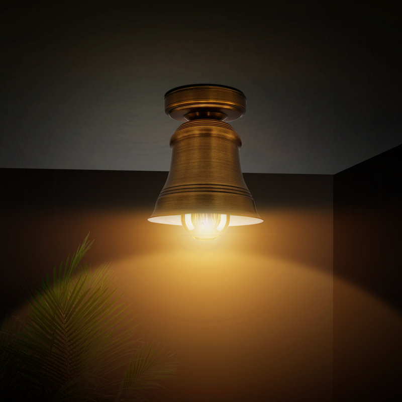 CarrollValley Flush Mount, No, Yellow