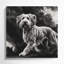 «Dogs Briard Gray», art mural sur toile-1956679307