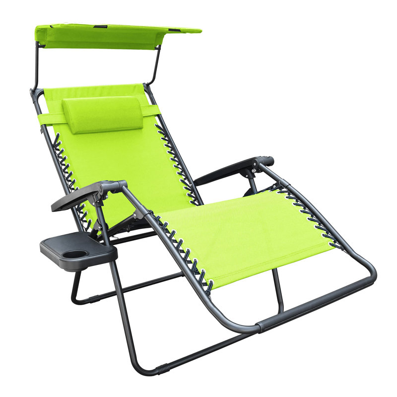 Johns Folding Zero Gravity Chair, Lime Green