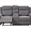 Causeuse inclinable avec console de rangement et porte-gobelets Enclave