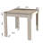 Modern Dining Table, 35.4 x 30.7 x 35.4 inches | 100% Melamine Coated Particle Board, Thickness: 0.7 inches | Stylish Solid Beige Design, Perfect for Dining Rooms & Contemporary Spaces-1861775425