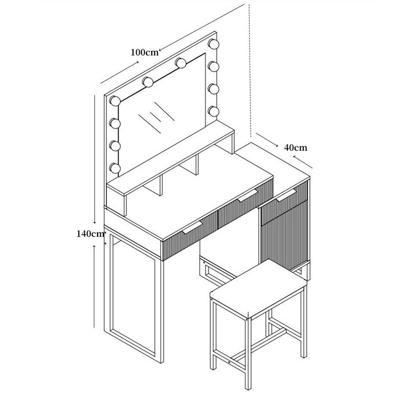 Zoey Dressing Table