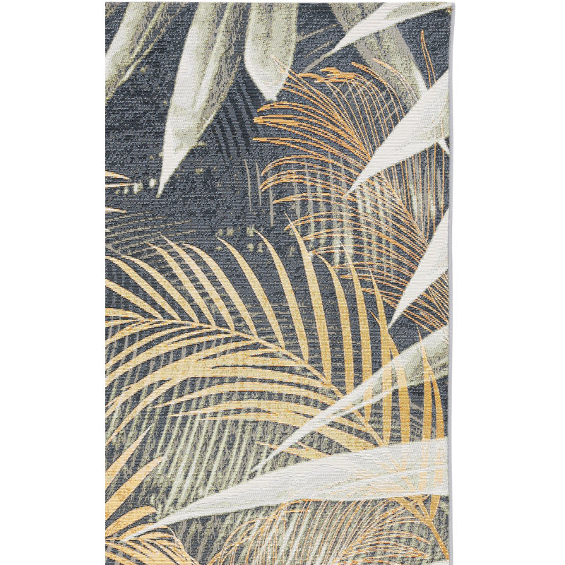 Barbados 500 Performance Floral Indoor/Outdoor Area Rug, Square 6'6"