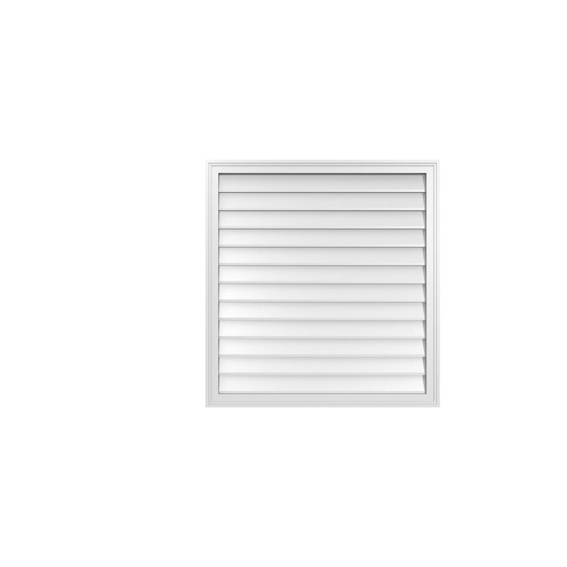Cadre en brique, brun clair apprêté, H 38 po x l 36 po x P 1,5 po