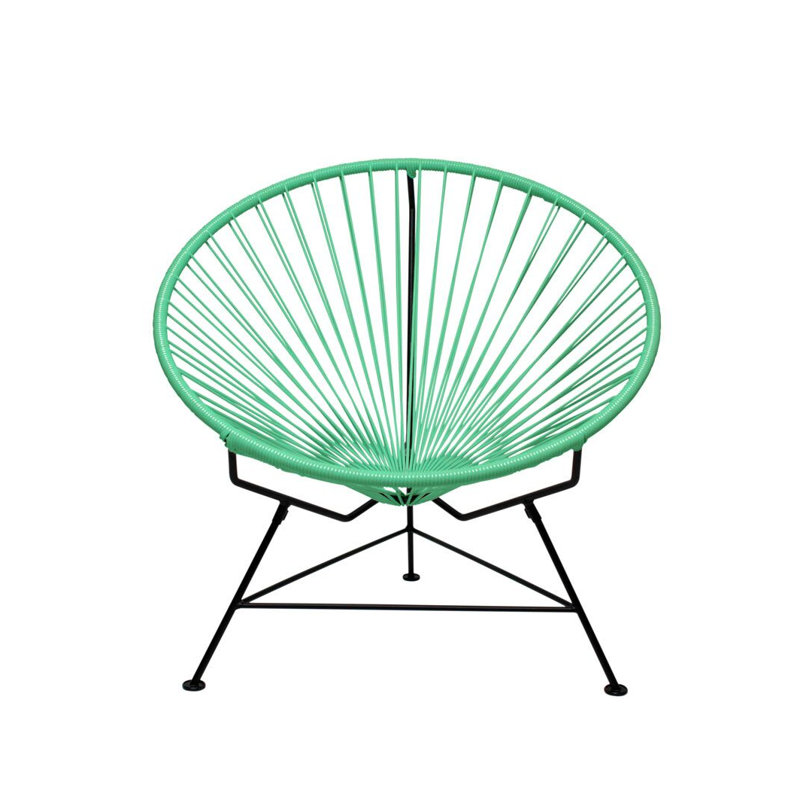 Innit Indoor Handmade Lounge Chair, Seafoam/Black