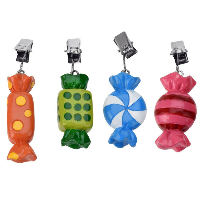Set Of 4 Candy Tablecloth Weight