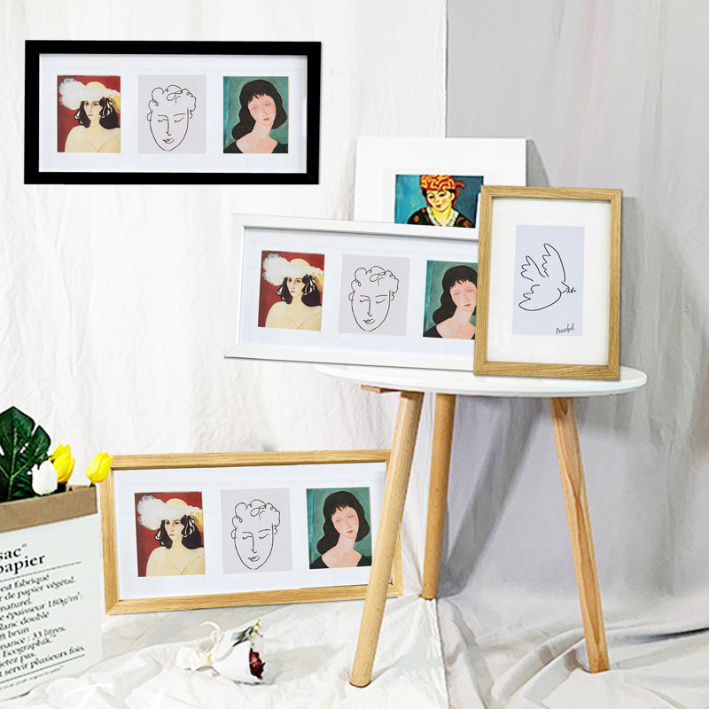 Cadre photo en bois, Chêne, 8 po x 10 po