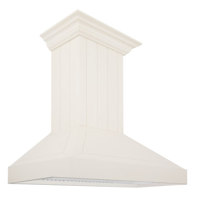 ZLINE 30 in. Wooden Convertible Vent Wall Mount Range Hood in Rustic Light Finish - Includes Motor (KPLL-30)