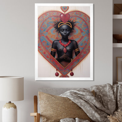 «Lady Erzulie Yoruba Goddess Of Love», reproduction sur toile