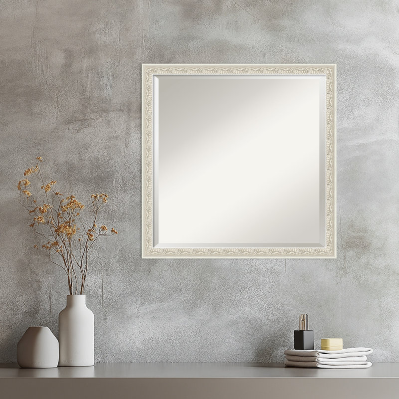 Miroir mural Bethany, Argent, 22 po x 18 po