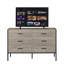 Commode en bois avec 6 tiroirs