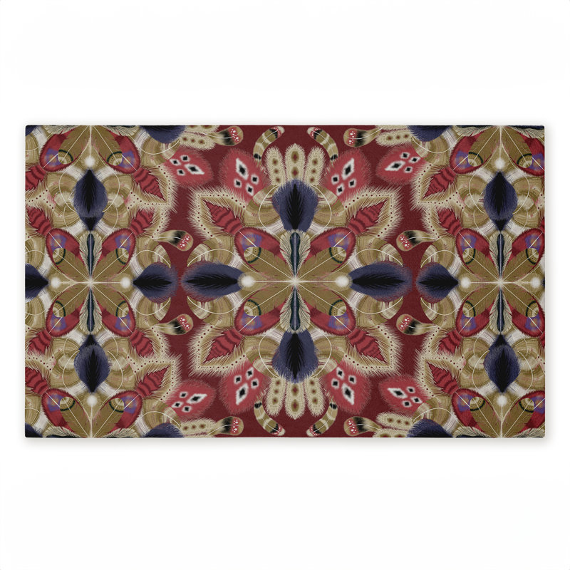 Paillasson Feather Kaleidoscope Fractal