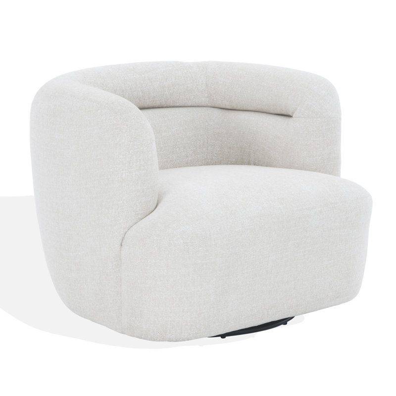 Chaise pivotante Joangela, Chenille taupe