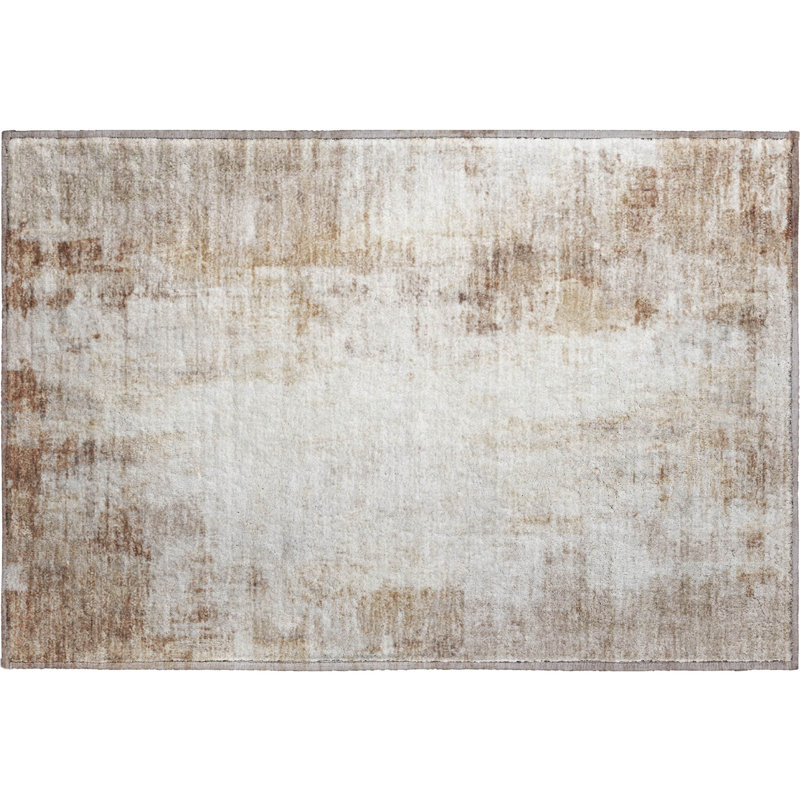 Premium Machine Washable Mayfield  modern Rug, 1'8" x 2'6", Beige