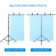 T-Shape Background Backdrop Support Stand Kit