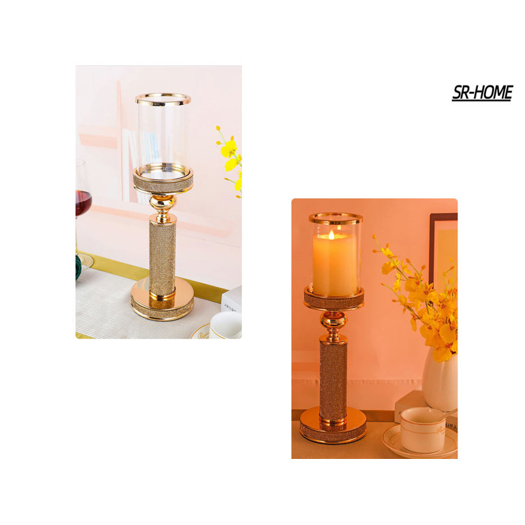 SR-HOME 9.4'' H Metal Candlestick