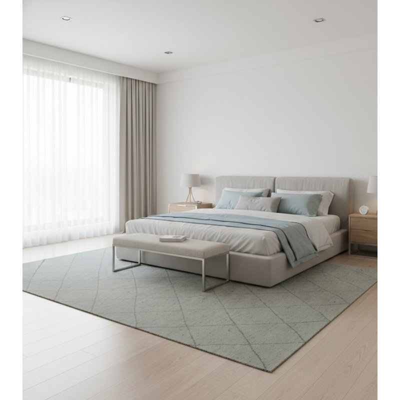 Performance Wool Geometric Indoor Rug