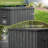 Primestok 49.41'' W 120 Gallons Water Resistant Metal Lockable Deck Box in Dark Gray