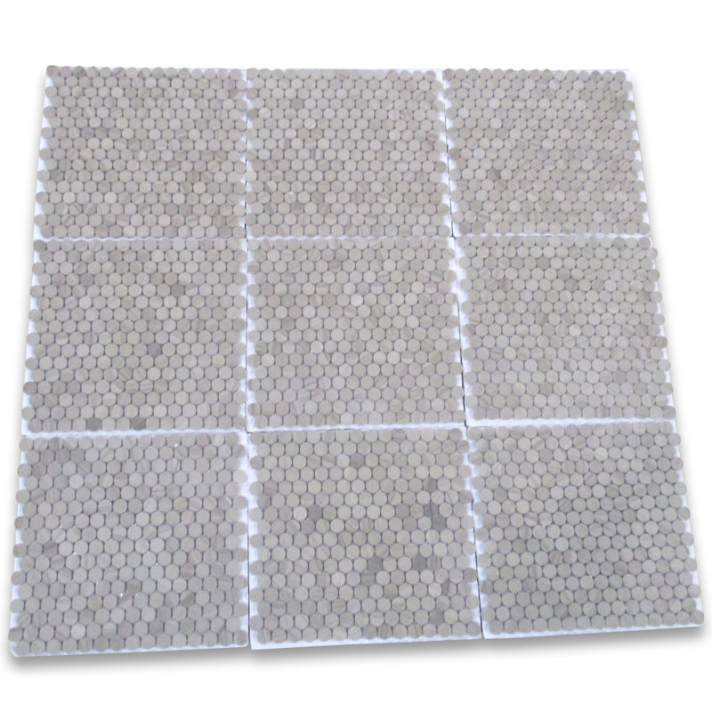 12" x 11" Marble Mosaic Wall and Floor Tile