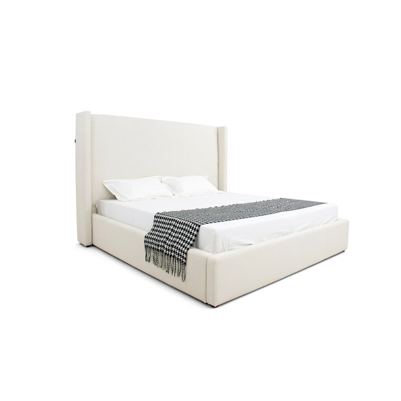 Lit plateforme tapissier Livorna, Grand
