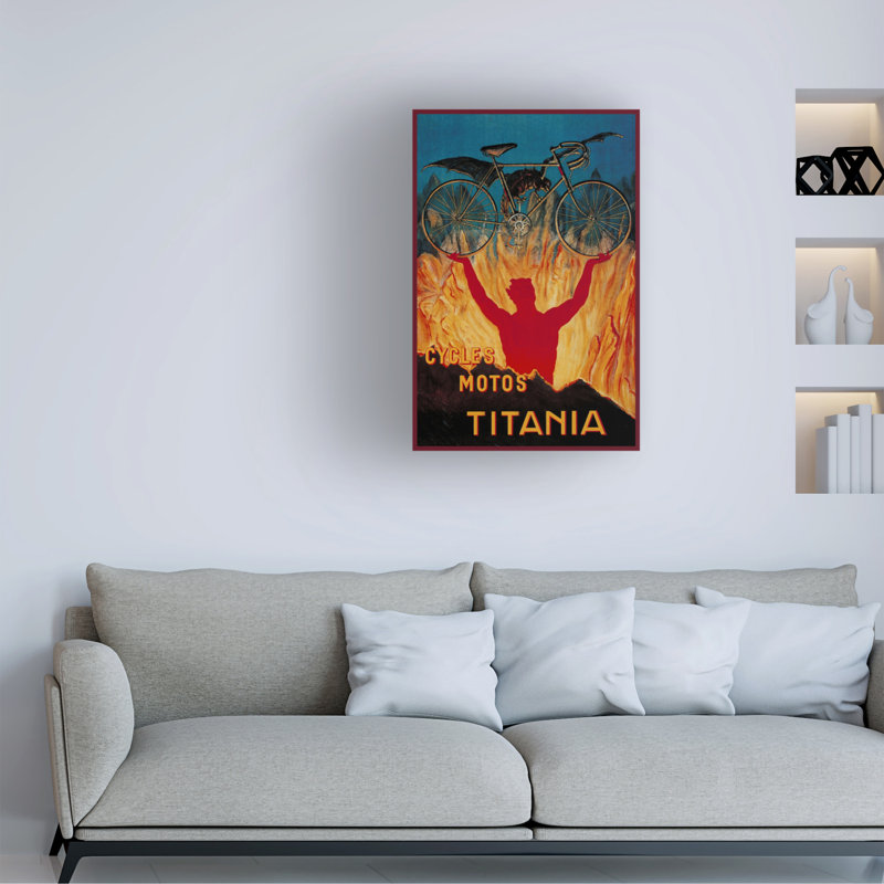 Art sur toile Marcus Jules Titania, H 19 po x l 12 po