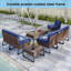 Clarysville 6 - Person Patio Conversation Set with Cushions