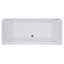 67'' x 29.4'' Freestanding Soaking Acrylic Bathtub