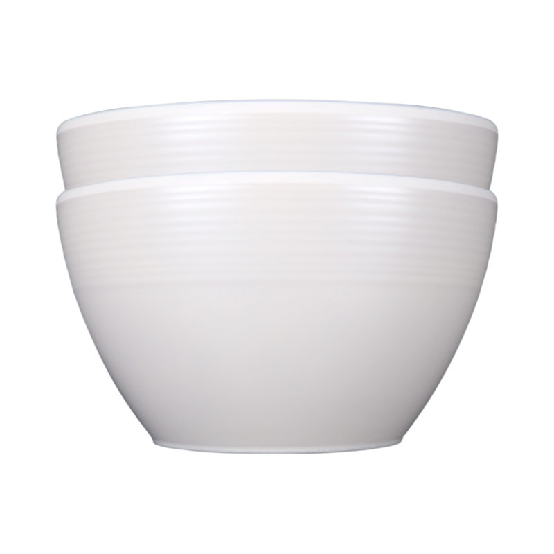 Bol rond en mélamine 5,5 po Maya, Crème