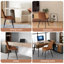 Chaise rembourrée en similicuir Josman avec pieds en acier -23872856-52703549
