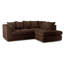 Soft Fabric Jumbo Cord 4 Seater L Shape with Foot Stool Upholstered Living Room Sets-74514919-71716941