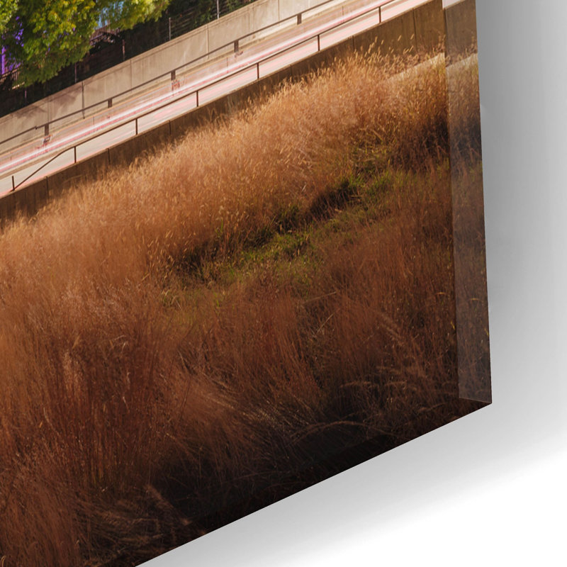 Art mural en verre Epic Art «Chicago Millennium Bridge 2» par Epic Portfolio, 16 po x 12 po