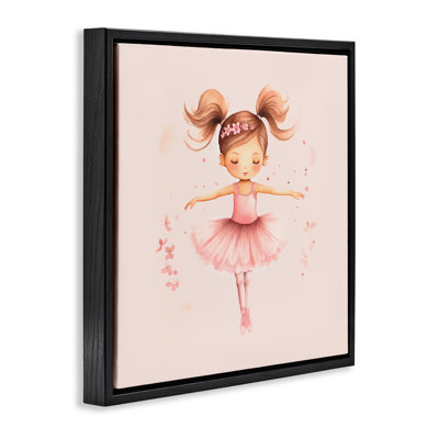"Ballerina Dancer Girl", art mural sur toile flottante par Andrea Haase