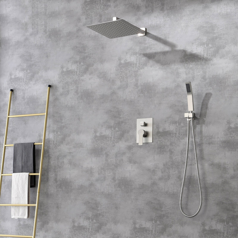 All-In-One Kit with Rough in-Valve, Brushed Nickel