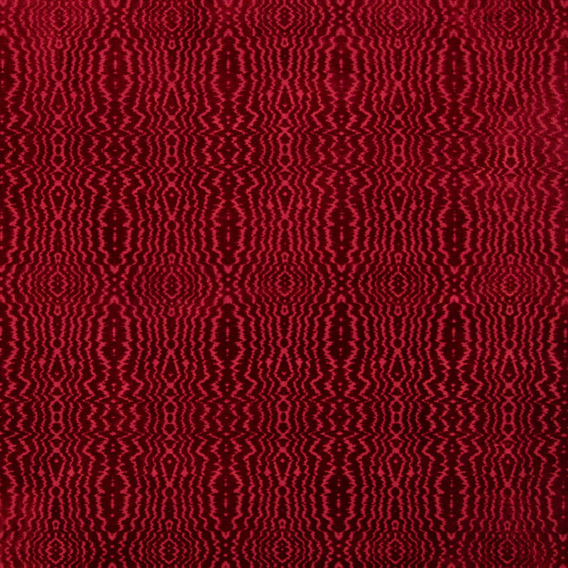 Harlington Callow Velvet Fabric, Ruby