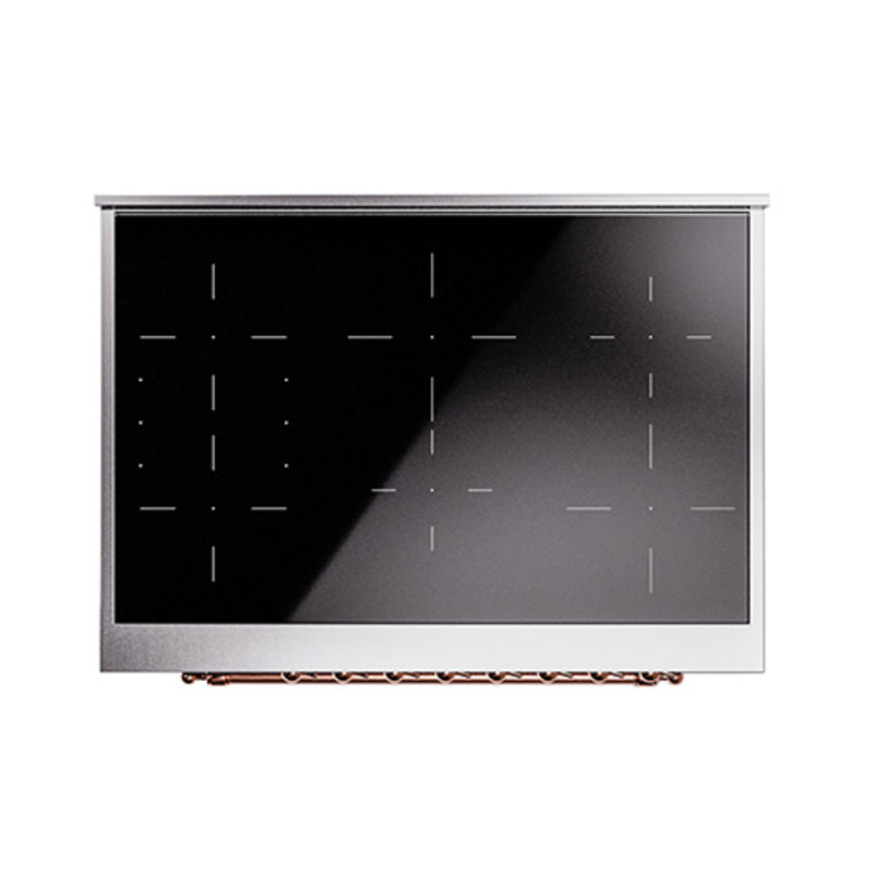 ILVE Nostalgie II Noblesse 36 in Induction Range, Graphite Matte/Copper