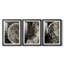 ABSTRACT Series CXC III - Impression sur mesure avec cadre de qualité supérieure - 3 pièces-1780021893
